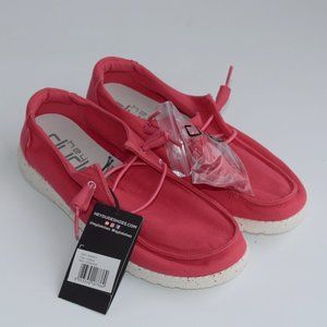 HEY DUDES Casual Canvas Slip On Shoes Womens  NEW!!!